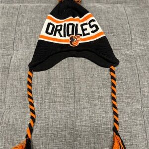 Orioles Black and Orange Knit Beanie